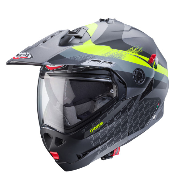 CABERG Caberg Tourmax X Sarabe Matte Gun/Black/Yellow X-Small Helmet